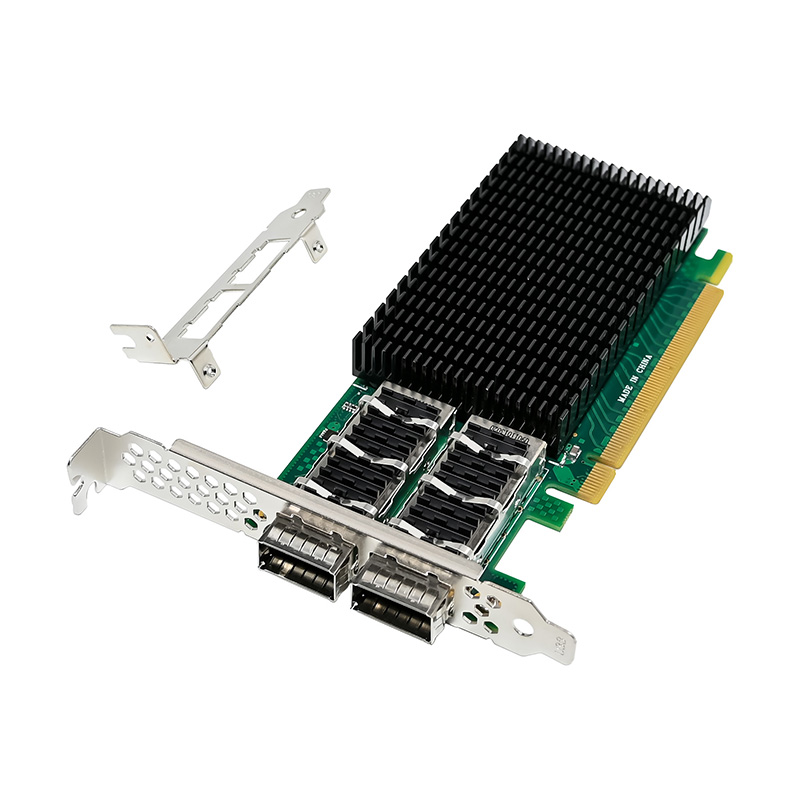 100Gbe Qsfp28 Network Card - Dubbele poort 100GbE QSFP28 Fiber Ethernet